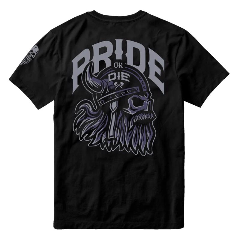 PRiDEorDiE brotherhood v2 T-Shirt -black